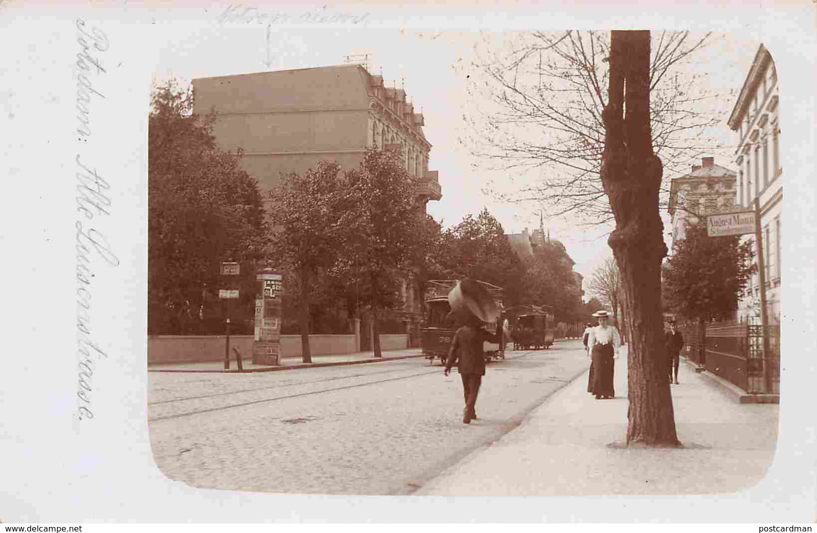 POTSDAM - Alte Luisenstrasse - FOTOKARTE - A. Mann Schneidermeister. - Potsdam