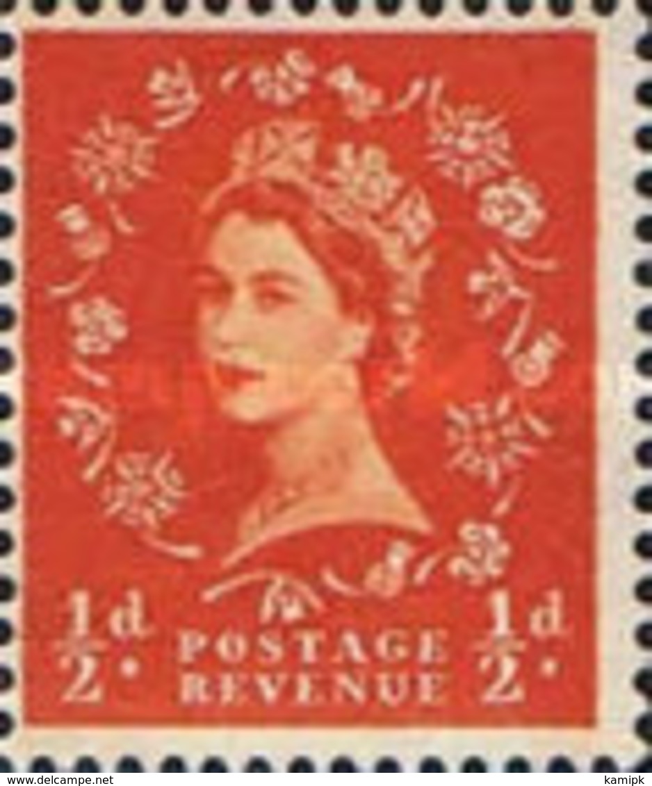 USED  STAMPS Great-Britain - Queen Elizabeth II - Phosphorescent Stamp -  1960 - Used Stamps