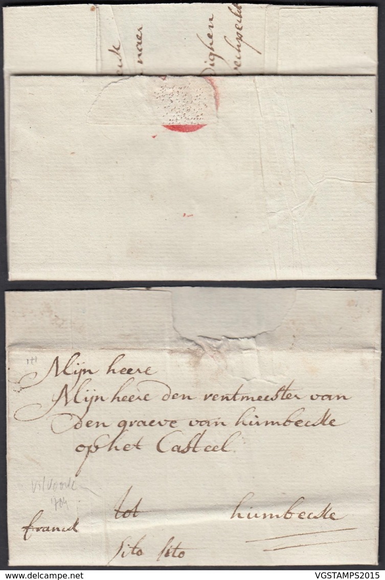 Belgique - Lettre Datée De Vilvoorden 29/1/1784 En Port Payé Vers Humbecke (DD) DC2950 - 1714-1794 (Austrian Netherlands)
