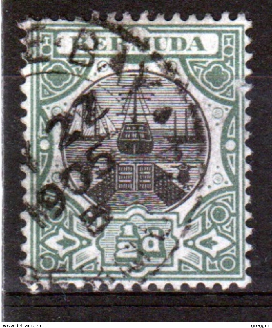 Bermuda ½d Single Stamp From The 1902 Dry Dock Definitive Set. - Bermuda