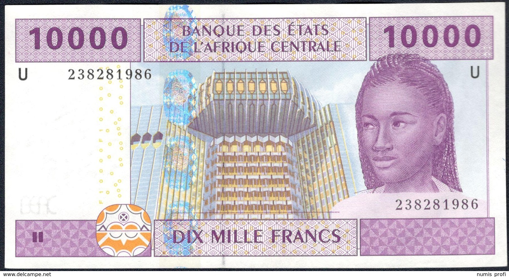 Central African States - Cameroon - 10000 Francs 2002 - P210Ub - Stati Centrafricani