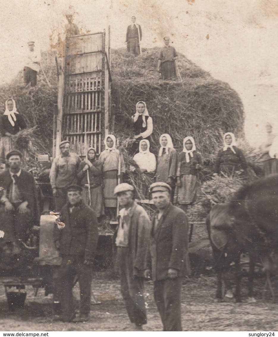 UKRAINE. #1791 A PHOTO. "KOLKHOZ, TRACTOR, ACCOUNTS, CROP CROP. SAD AND TIRED PERSONS OF PEOPLE. *** - Proiettori Cinematografiche