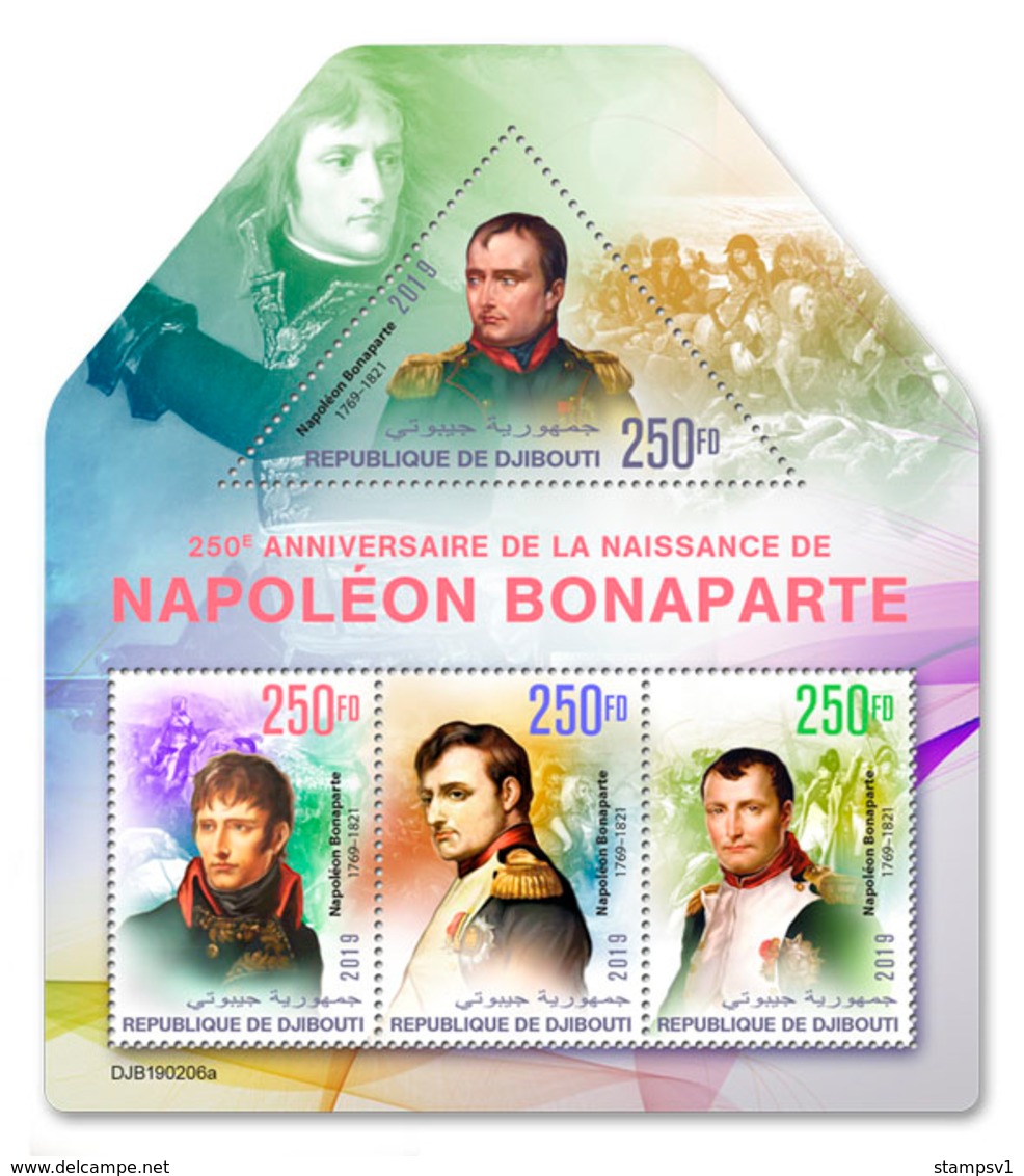 Djibouti. 2019 250th Anniversary Of Napoleon Bonaparte. (0206a) OFFICIAL ISSUE - Napoleon