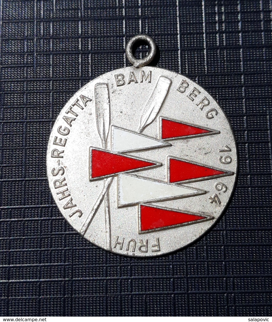 Rowing Medal FRUH JAHRS - REGATTA BAM BERG 1964  PLIM - Aviron