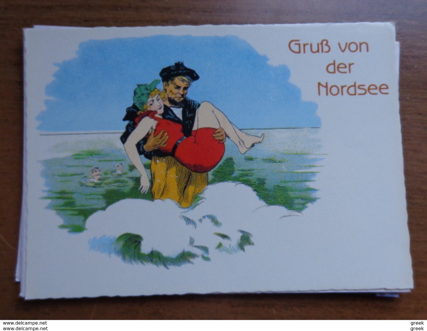 Doos postkaarten (3kg710) - Veel gekleurde Belgische kaarten, beroepen, ... zie enkele foto's