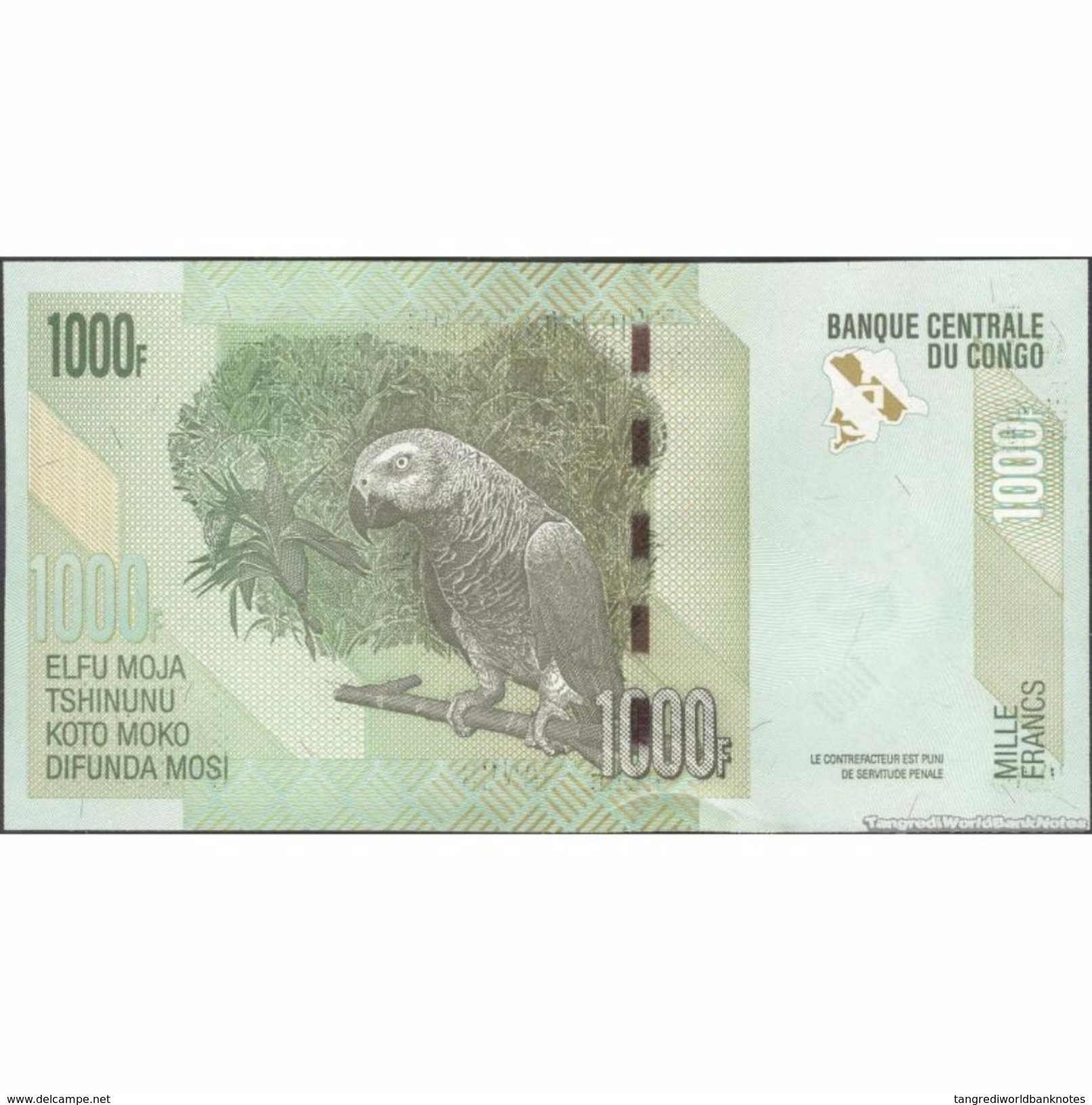 TWN - CONGO DEM. REP. 101b - 1000 1.000 Francs 30.6.2013 Q-N UNC - Repubblica Democratica Del Congo & Zaire