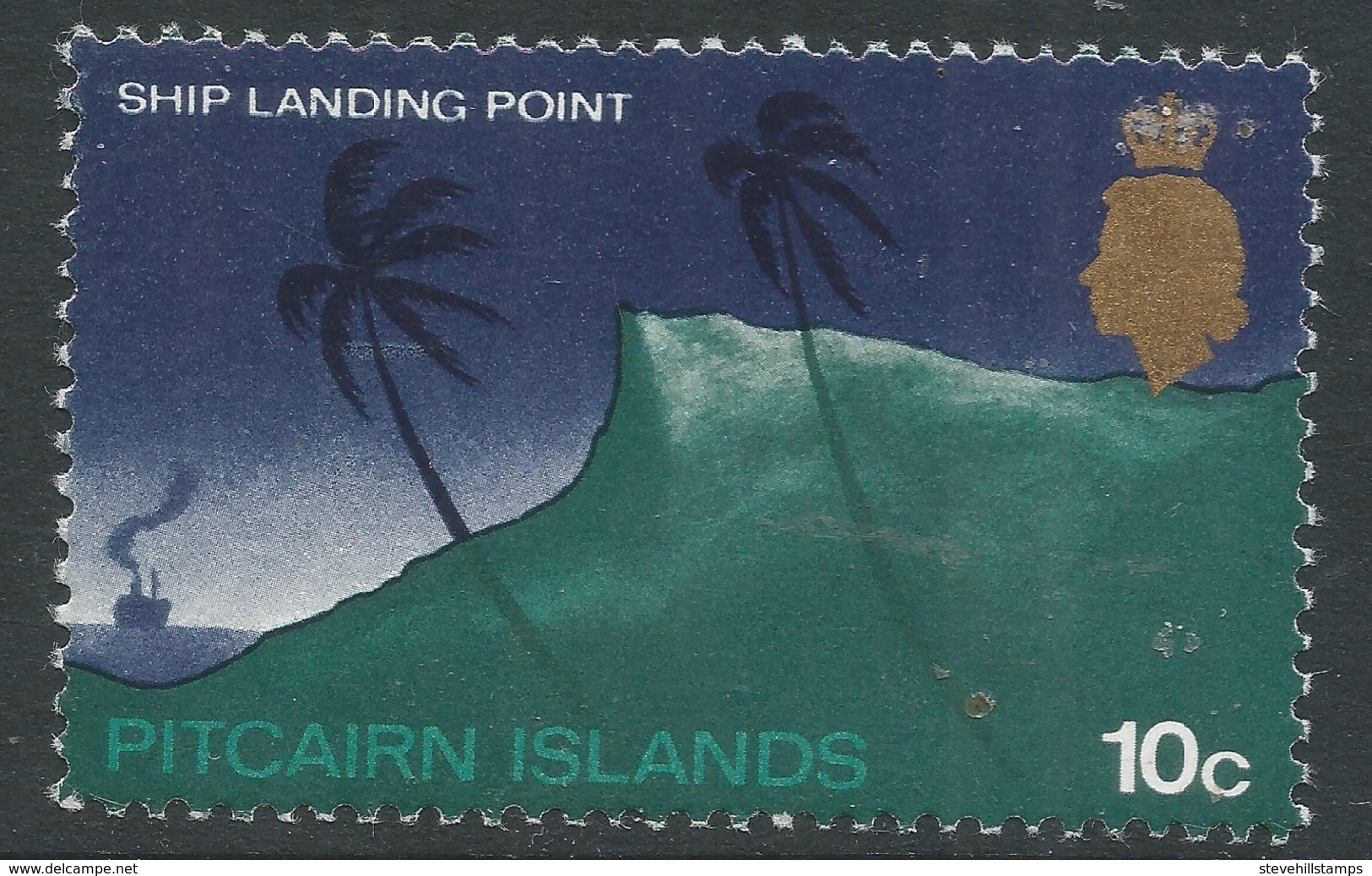 Pitcairn Islands. 1969 QEII. 10c MH. SG 101 - Pitcairn Islands