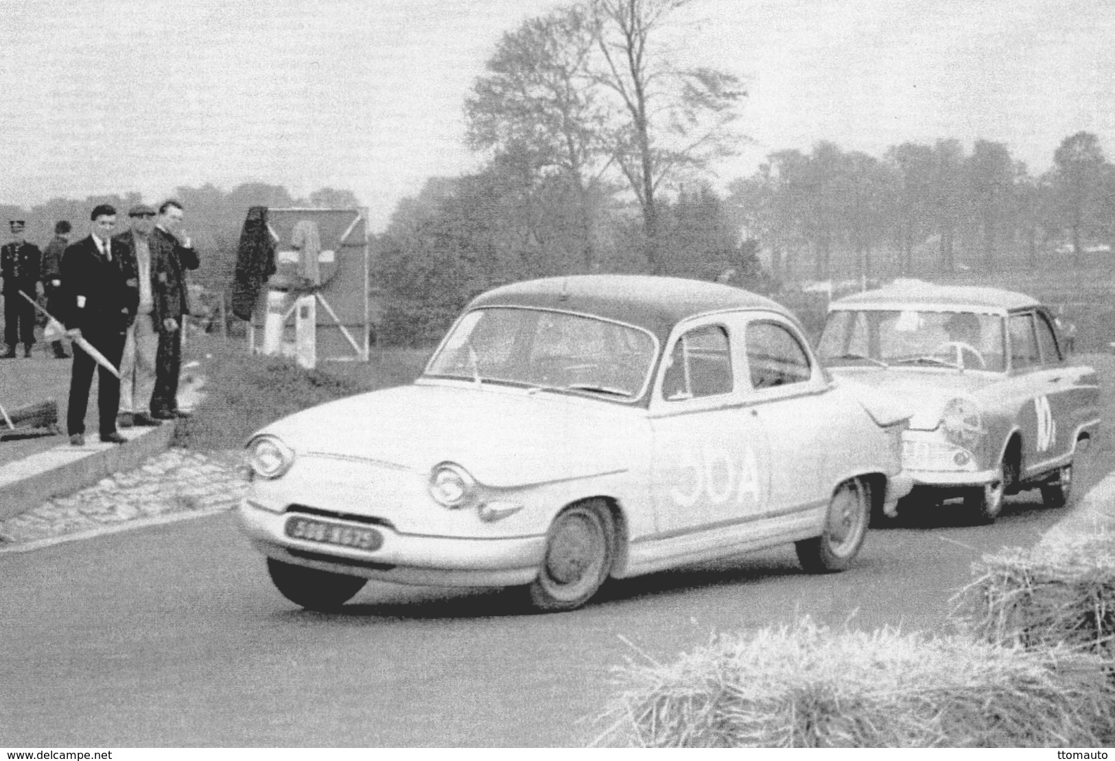 Panhard PL17 Rallye En1961  -  Pilote: Lucien Bianchi  - CPM - Rallyes