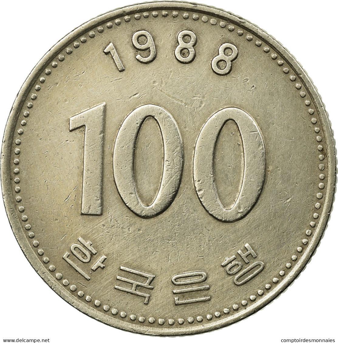 Monnaie, KOREA-SOUTH, 100 Won, 1988, TTB, Copper-nickel, KM:35.2 - Korea (Süd-)