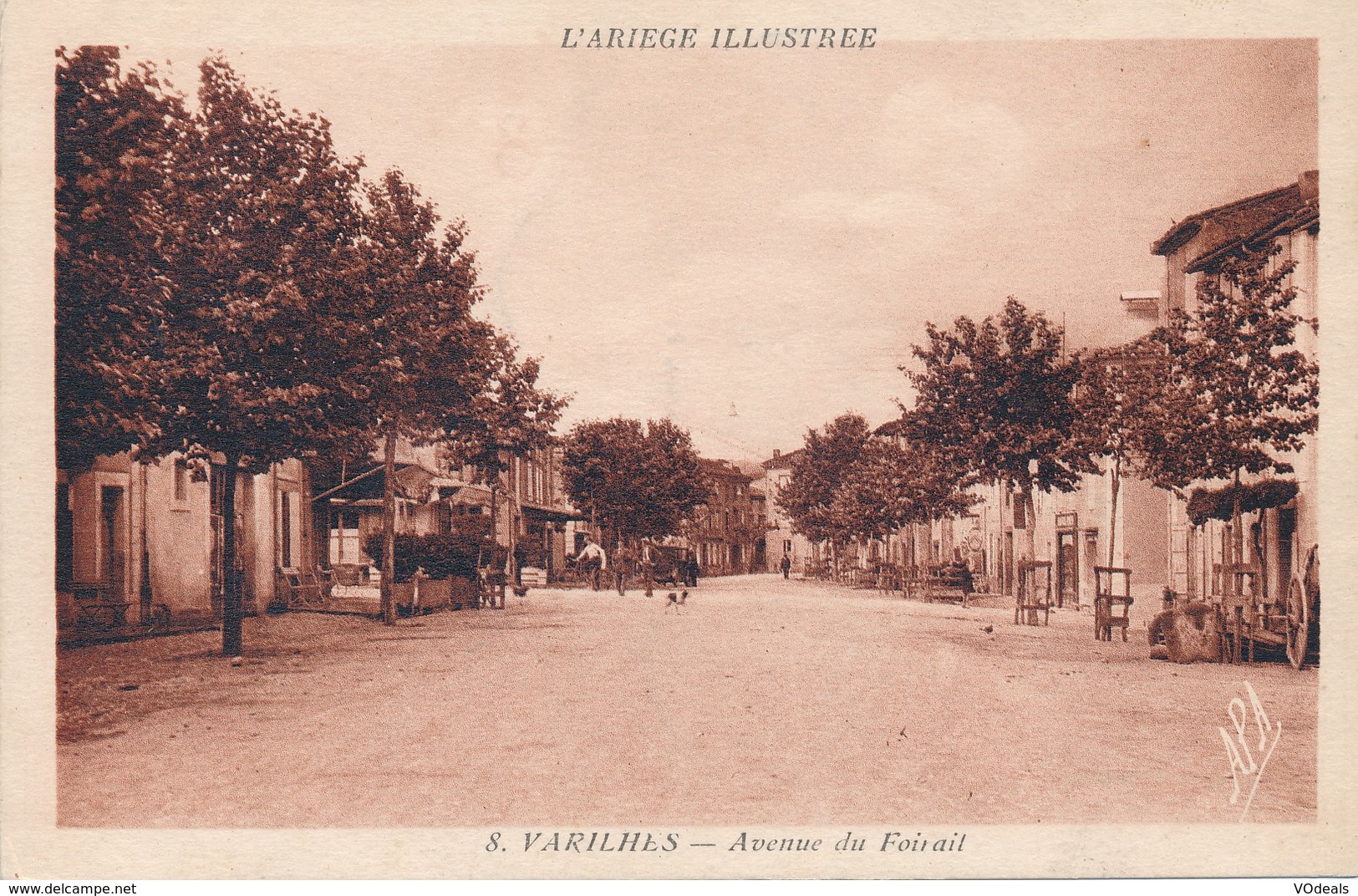 CPA - France - (09) Ariège - Varilhes - Avenue Du Foirail - Varilhes