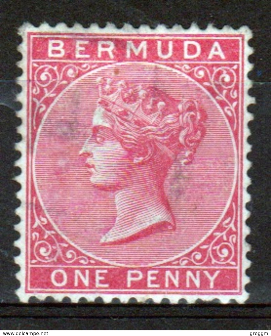 Bermuda Queen Victoria One Penny Stamp From The 1883 Definitive Set. - Bermuda