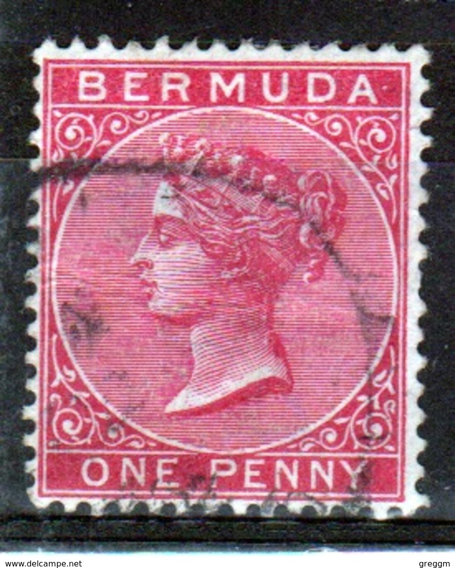 Bermuda Queen Victoria One Penny Stamp From The 1883 Definitive Set. - Bermuda