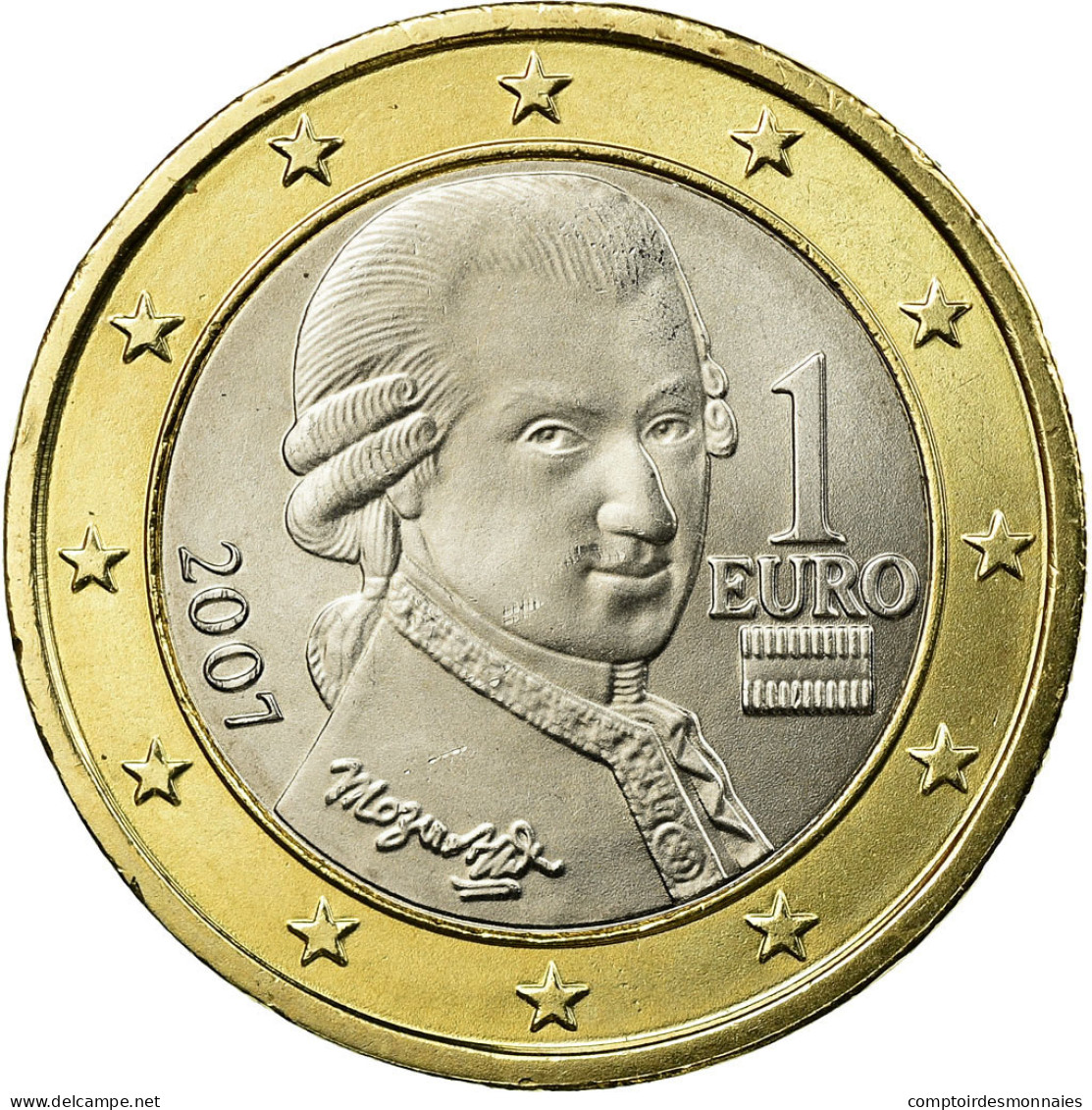 Autriche, Euro, 2007, SUP, Bi-Metallic, KM:3088 - Autriche