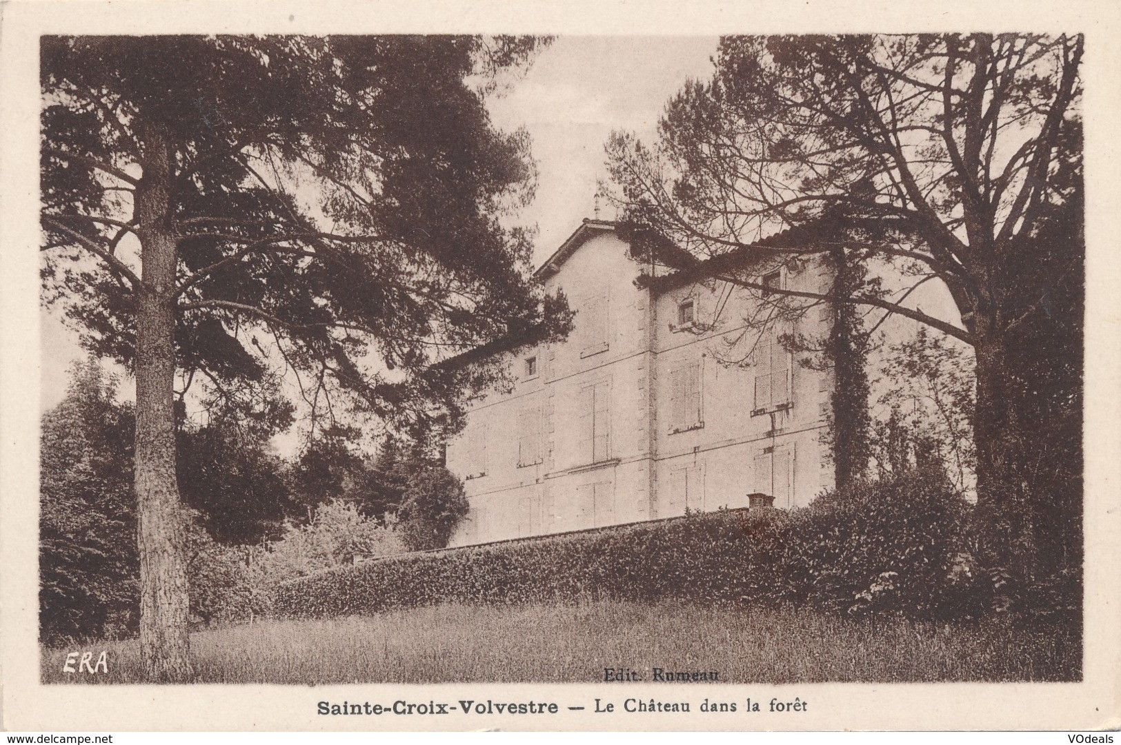 CPA - France - (09) Ariège - Sainte-Croix-Volvestre - Le Château Dans La Forêt - Oust