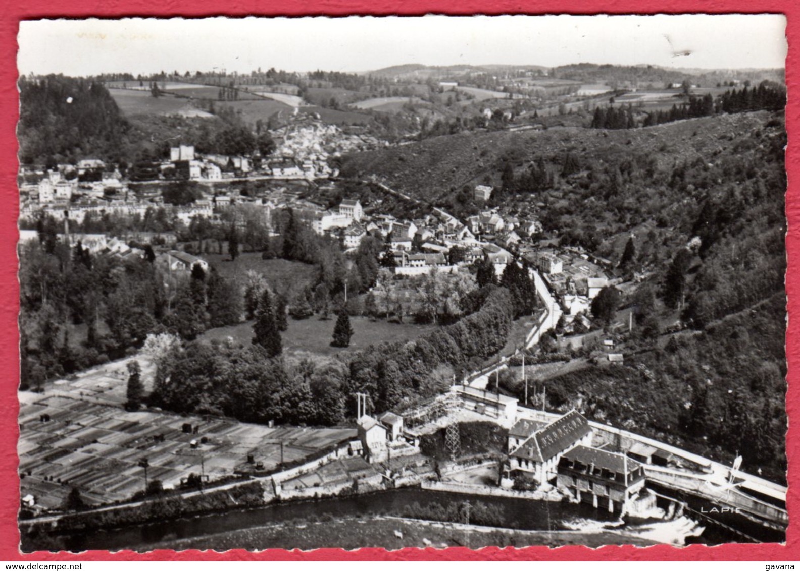 23 EN AVION AU-DESSUS DE ... - AUBUSSON - La Croix Blanche - Aubusson