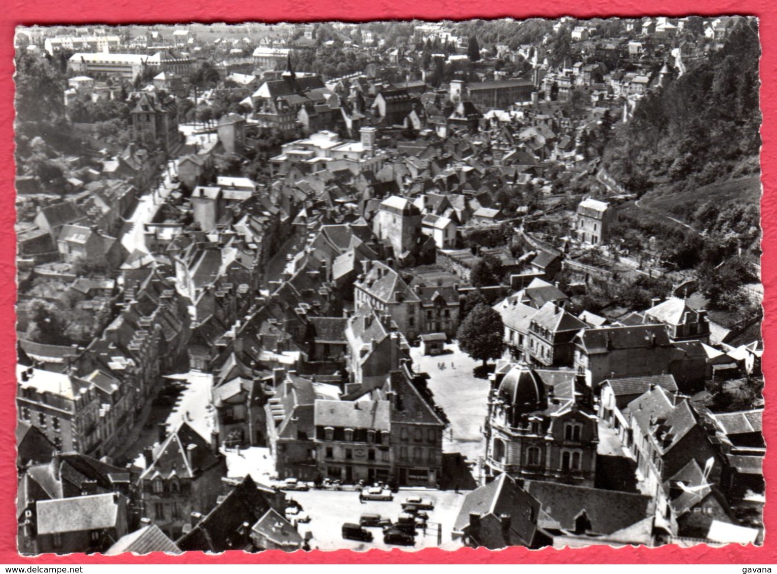 23 EN AVION AU-DESSUS DE ... - AUBUSSON - La Place Espagne Et Le Place Du Marché - Aubusson