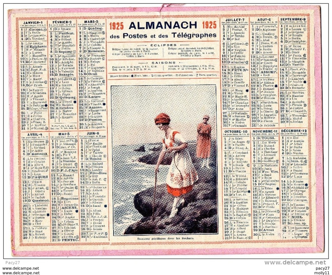 CALENDRIER - Grand Format : 1921-40