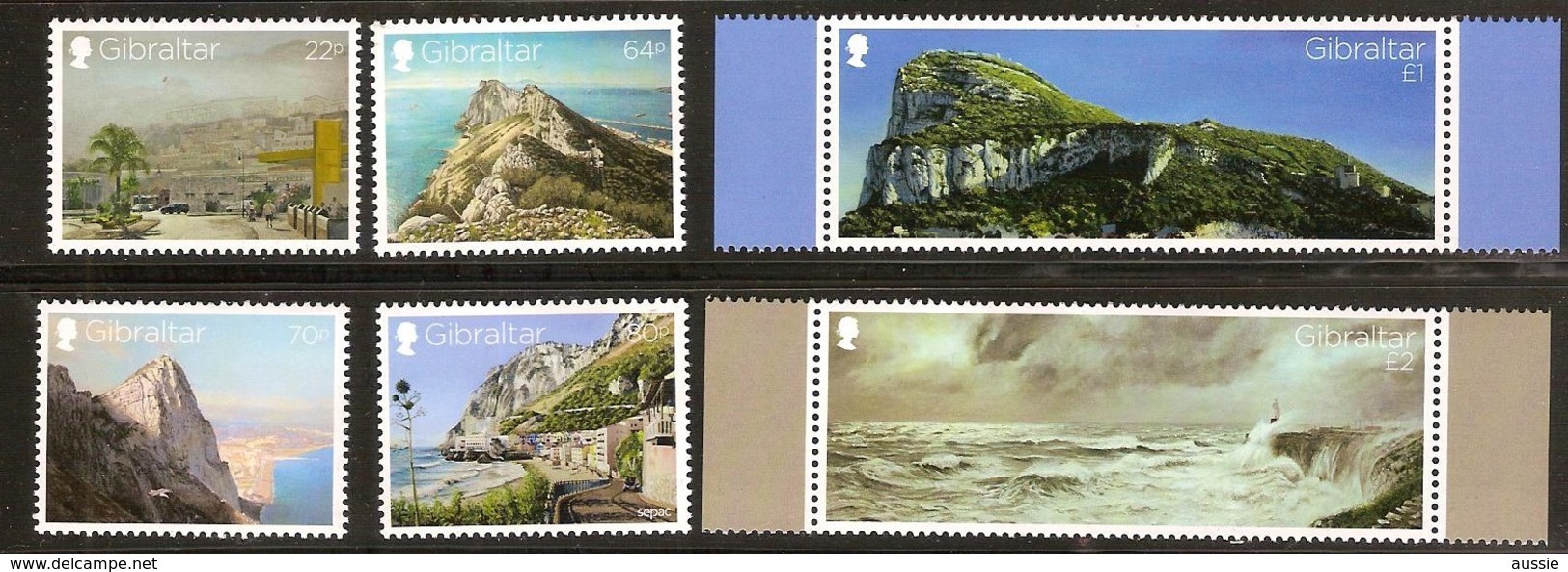 Gibraltar 2018 Micheln° 1868-1873 *** MNH  SEPAC Views Of Gibraltar - Gibraltar