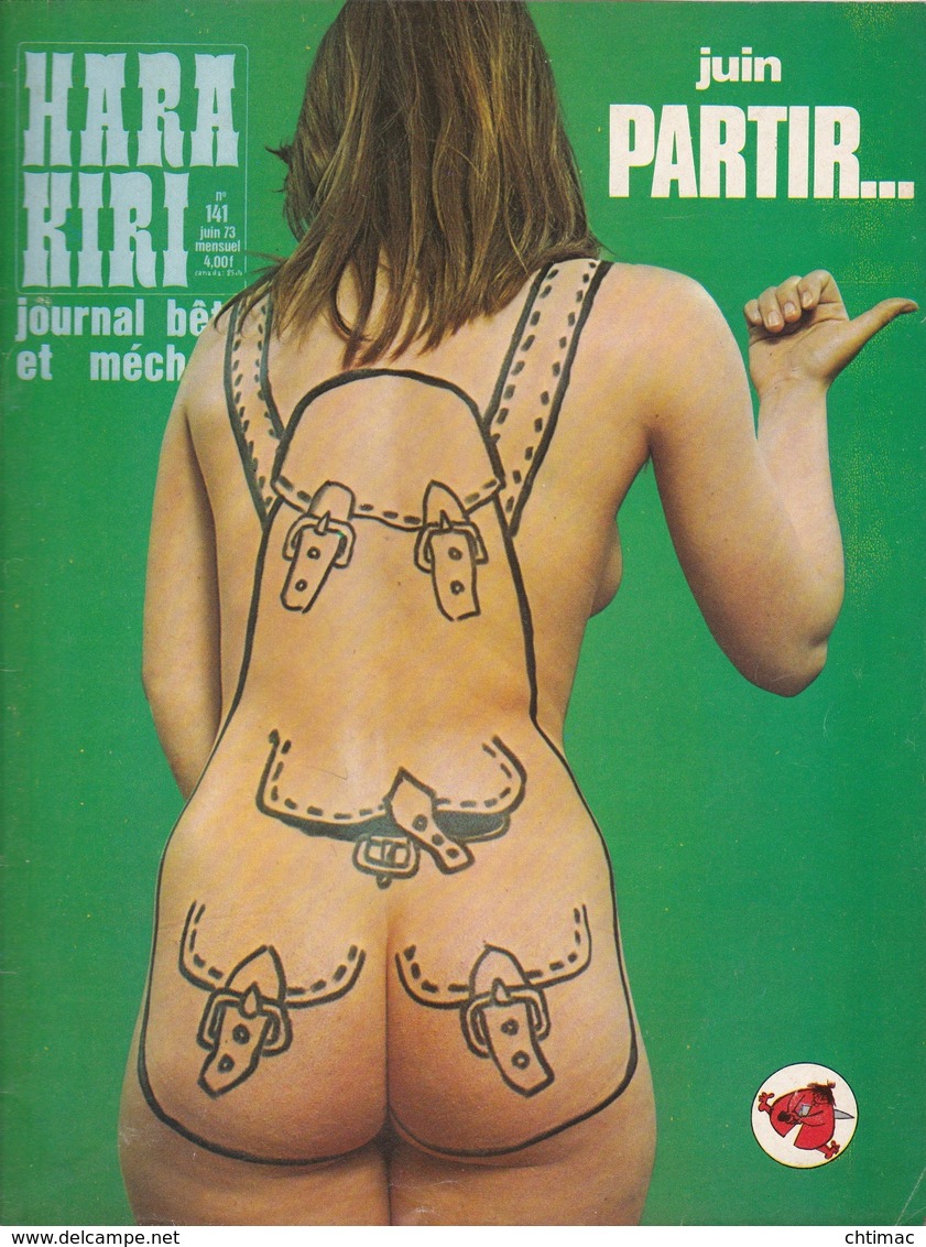 Hara-Kiri N°141 - Juin 1973 - Juin Partir … - Humour