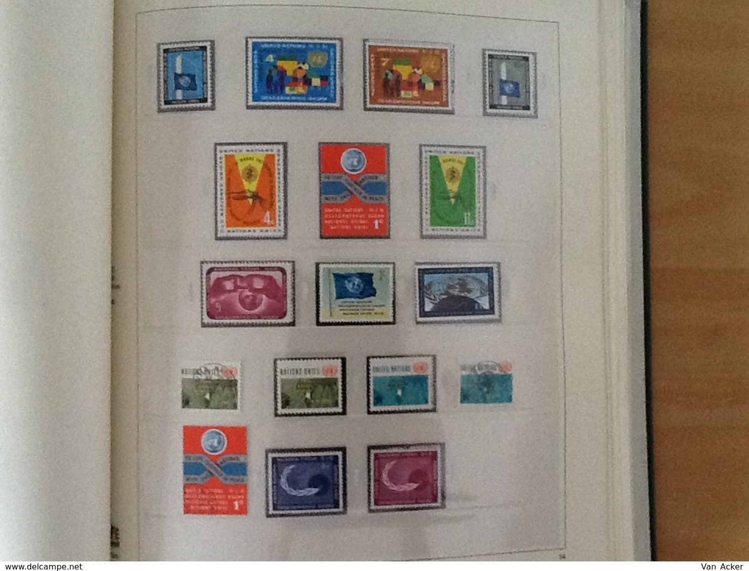 Collection United Nations  from Year 1951 till year 1991 almost complete and most double collected MNH and used..