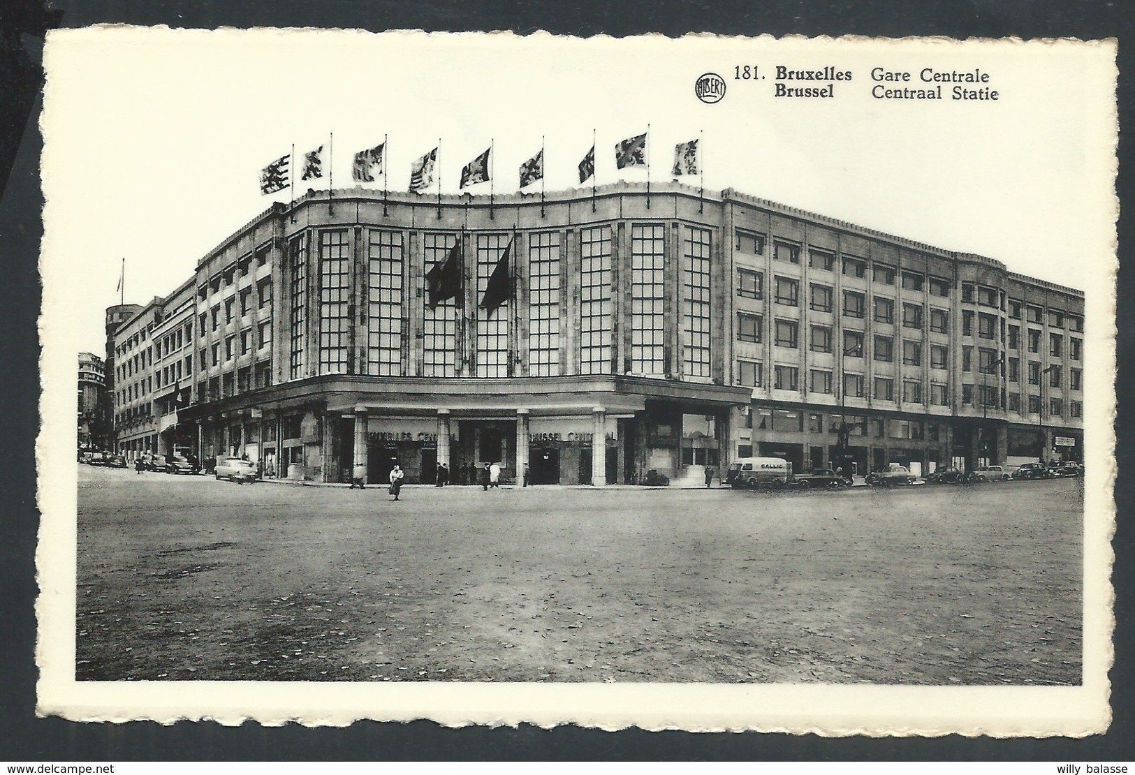 +++ CPA - BRUXELLES.- BRUSSEL - Gare Centrale - Centraal Statie   // - Chemins De Fer, Gares