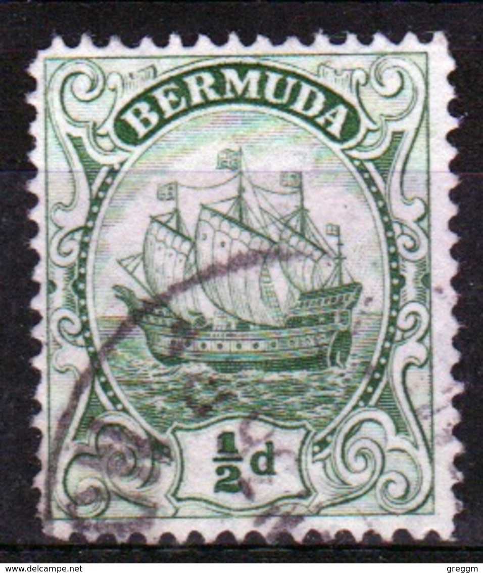 Bermuda George V ½d Single Stamp From The 1922 Definitive Set. - Bermuda