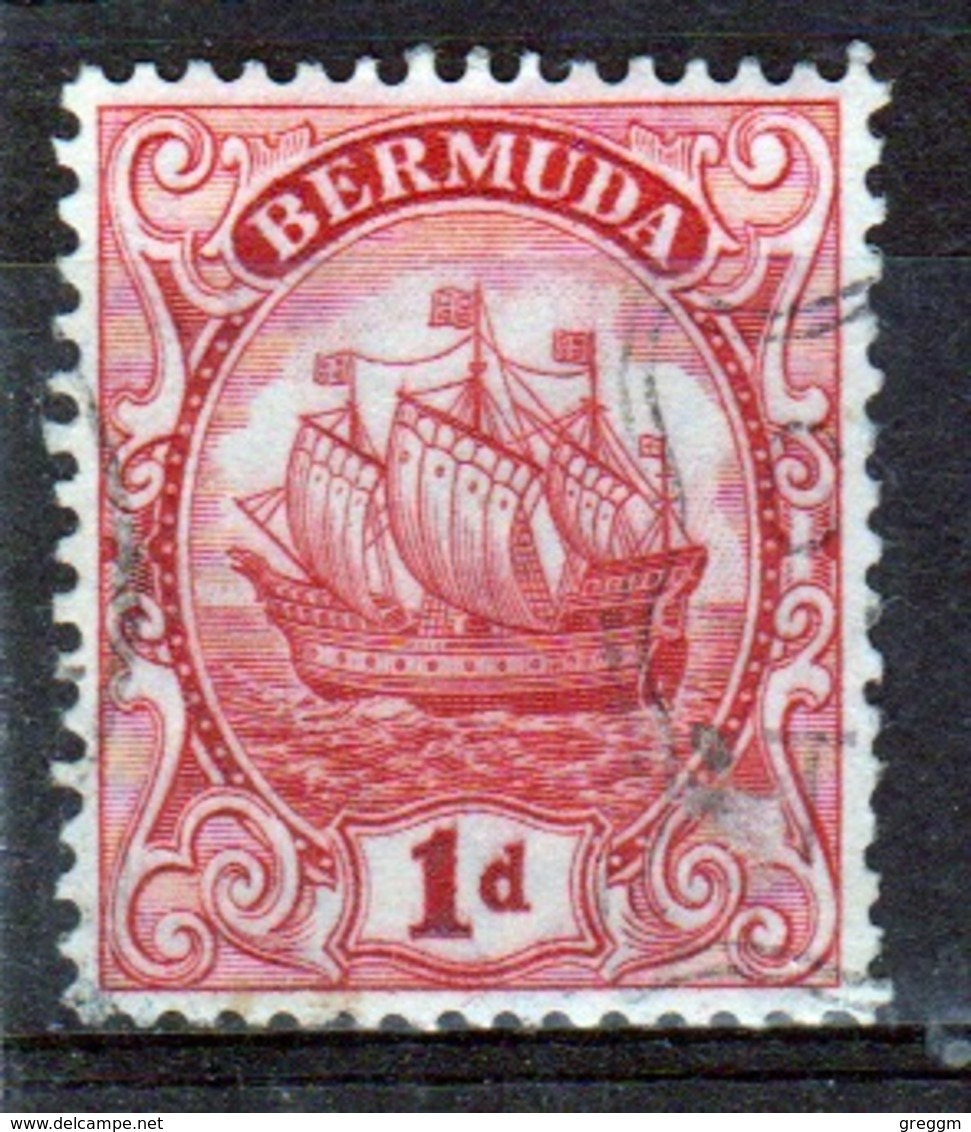 Bermuda George V 1d Single Stamp From The 1922 Definitive Set. - Bermuda