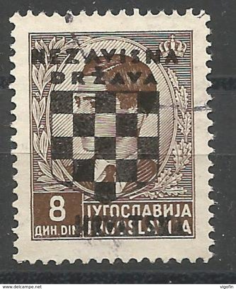 HR 1941-19 DEFINITIVE SET, CROATIA HRVATSKA, 1 X 1v, Used - Croatie