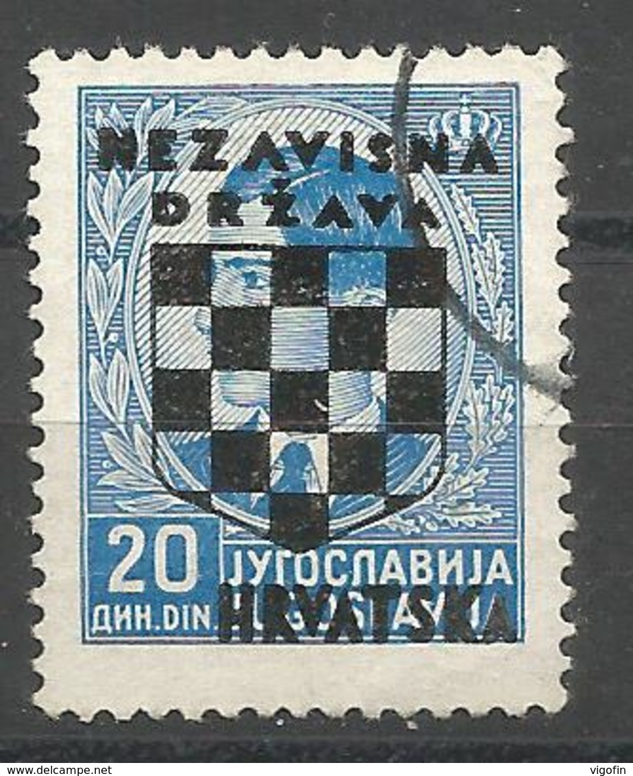 HR 1941-22 DEFINITIVE SET, CROATIA HRVATSKA, 1 X 1v, Used - Croatie