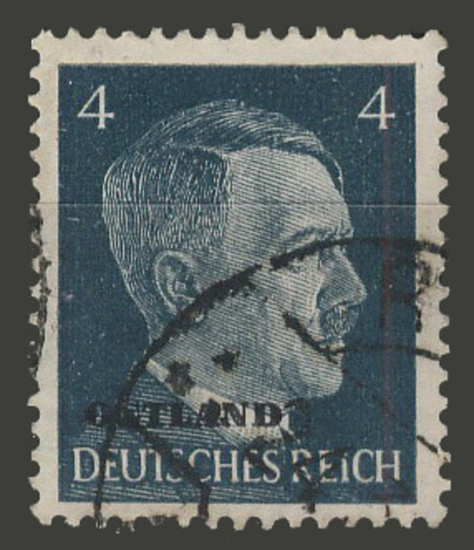 Third Reich / Ostland / 1941 / Mi.: 4 / Used - Occupation 1938-45