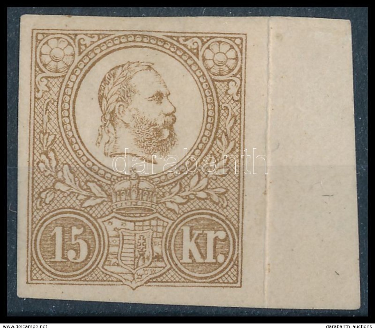 * 1871 Réznyomat Vágott 15kr A Millenniumi Albumból. Certificate: Záborszky - Autres & Non Classés