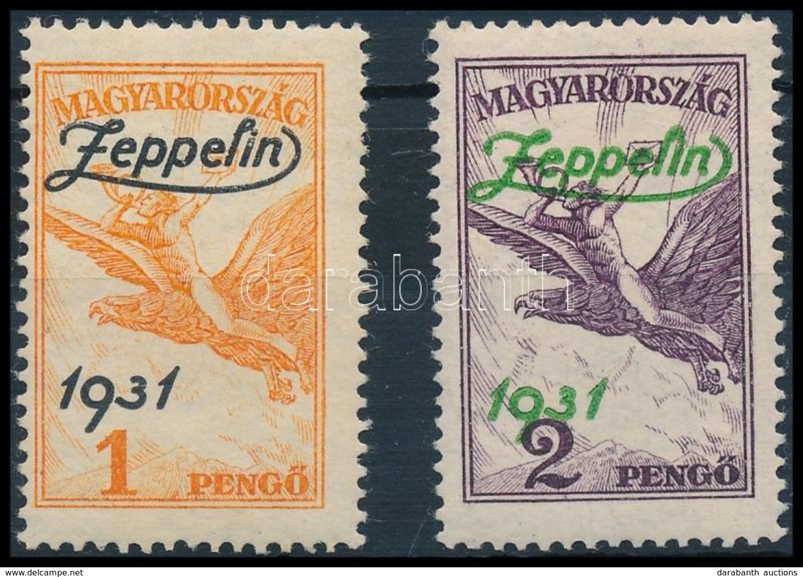 * 1931 Zeppelin Pár - Andere & Zonder Classificatie