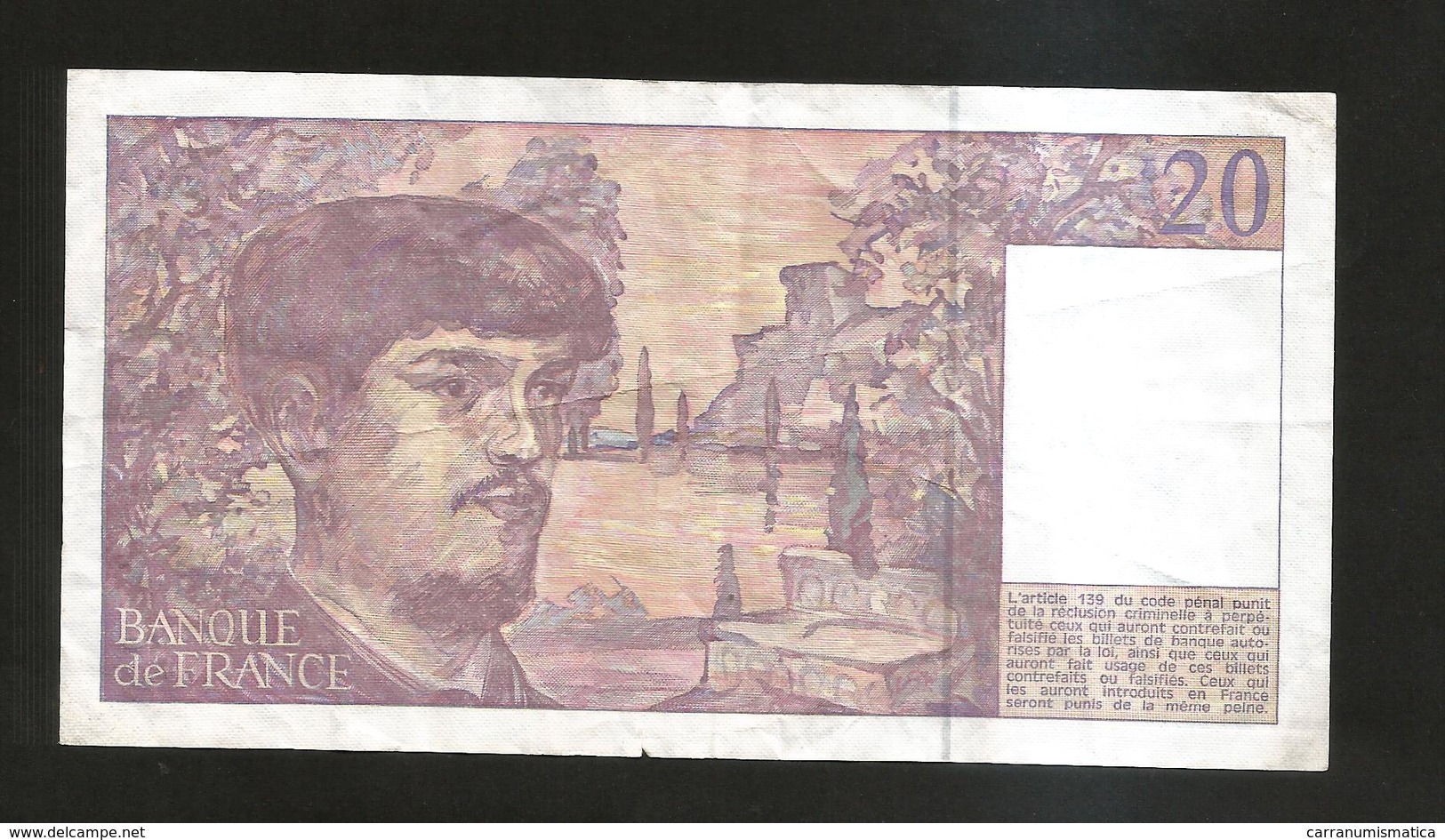 FRANCE - BANQUE De FRANCE - 20 Francs DEBUSSY (1992) - 20 F 1980-1997 ''Debussy''