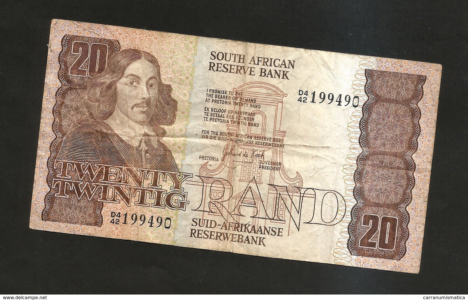 SOUTH AFRICA - SOUTH AFRICAN RESERVE BANK - 20 RAND (1982 - 1985) - Sudafrica