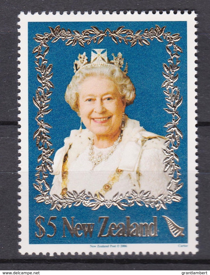 New Zealand 2006 Queen's 80th Birthday $5 MNH - Unused Stamps