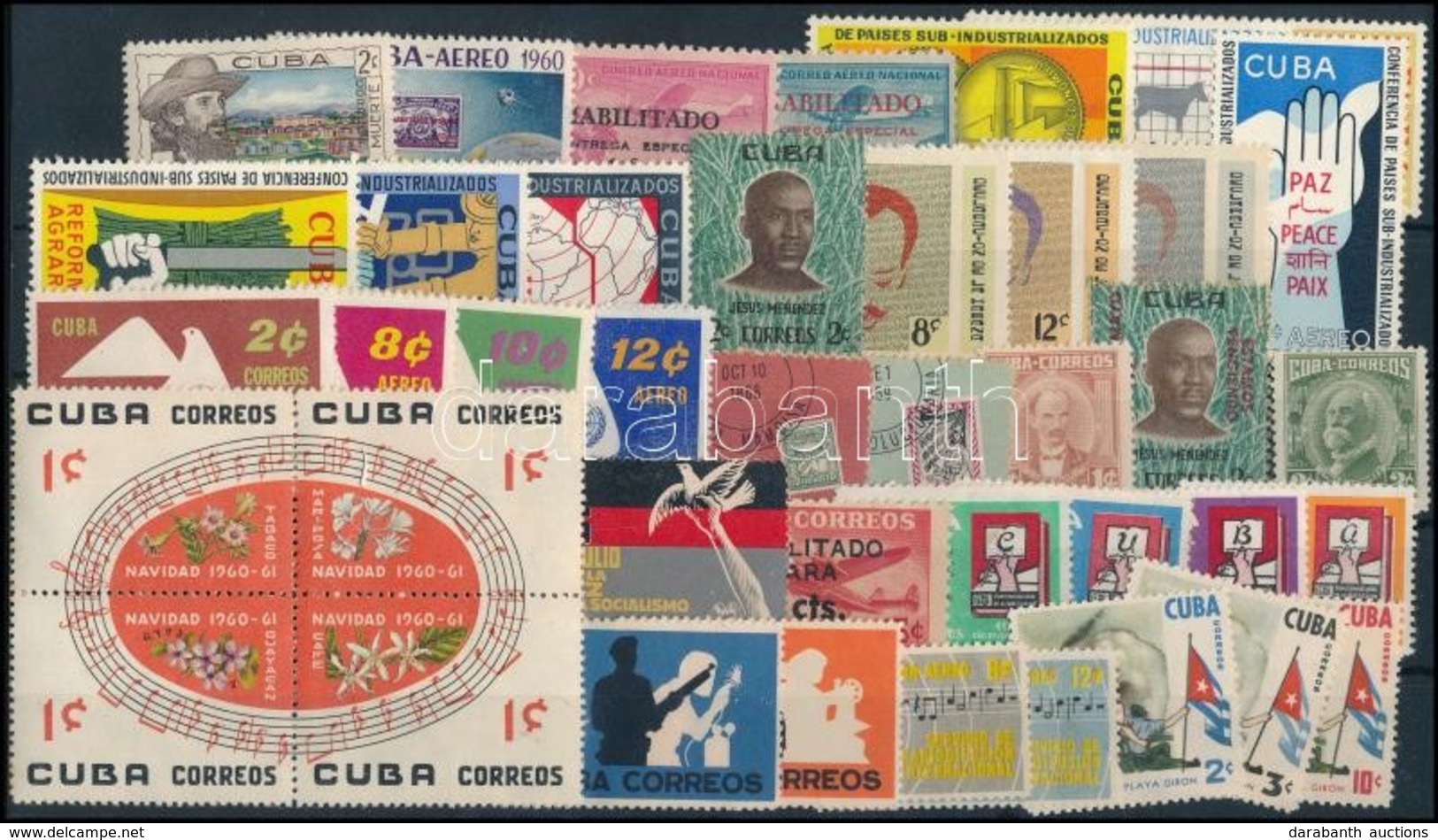 ** (*) * Kuba 1950-től  Kis Tétel Stecklapon - Andere & Zonder Classificatie