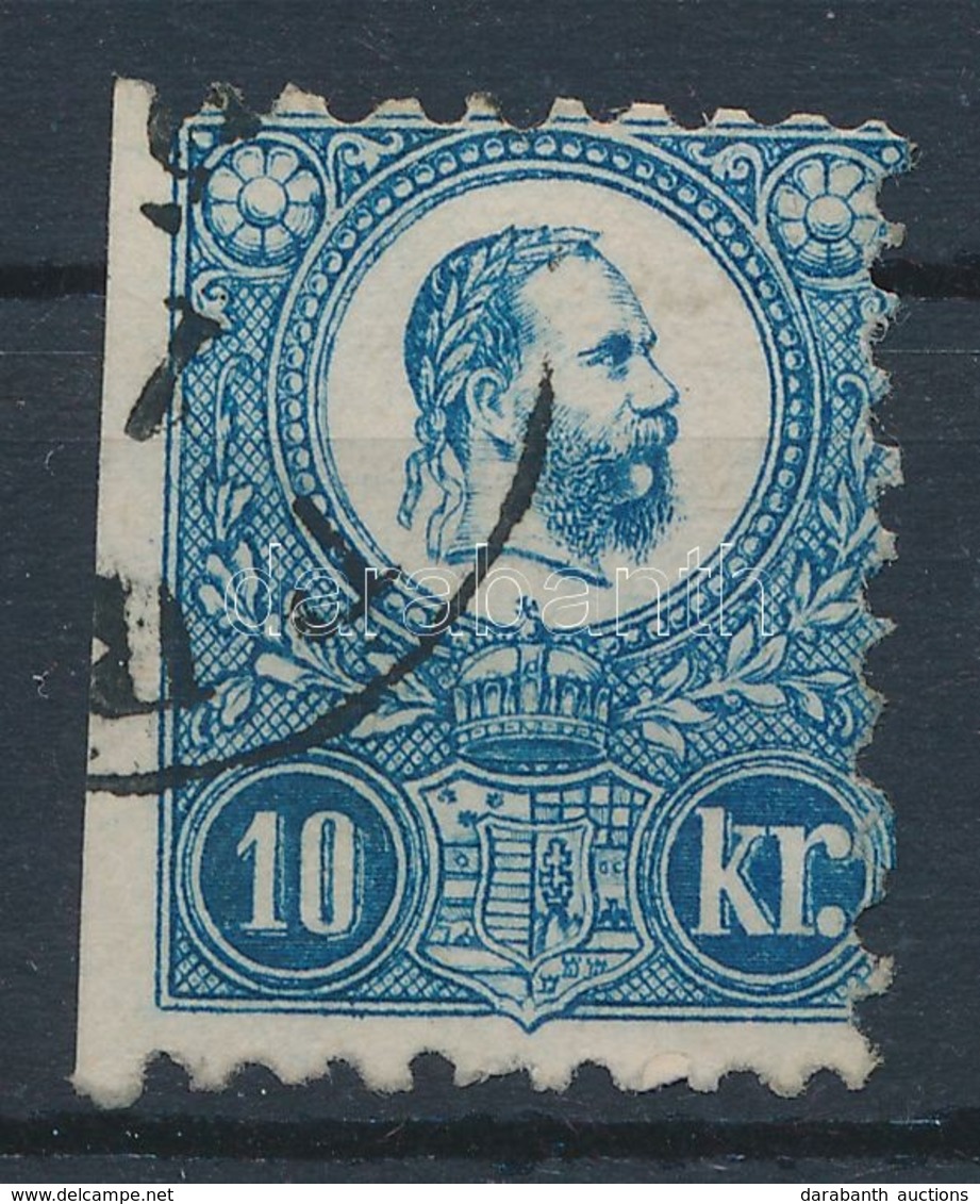 O 1871 Réznyomat 10kr Bal Oldalon Vágott - Sonstige & Ohne Zuordnung