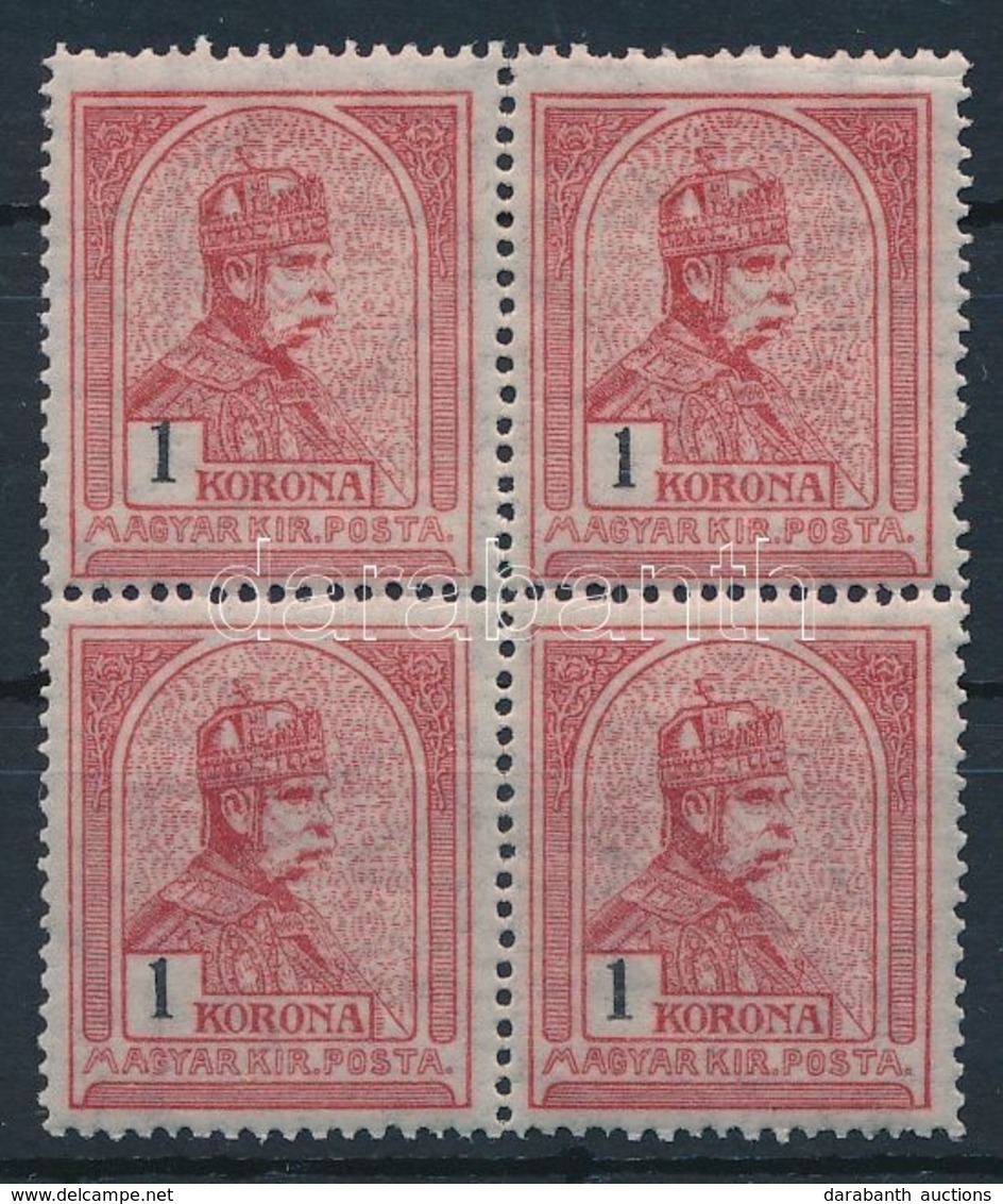 ** 1913 Turul 1K Négyestömb (5.600) - Andere & Zonder Classificatie