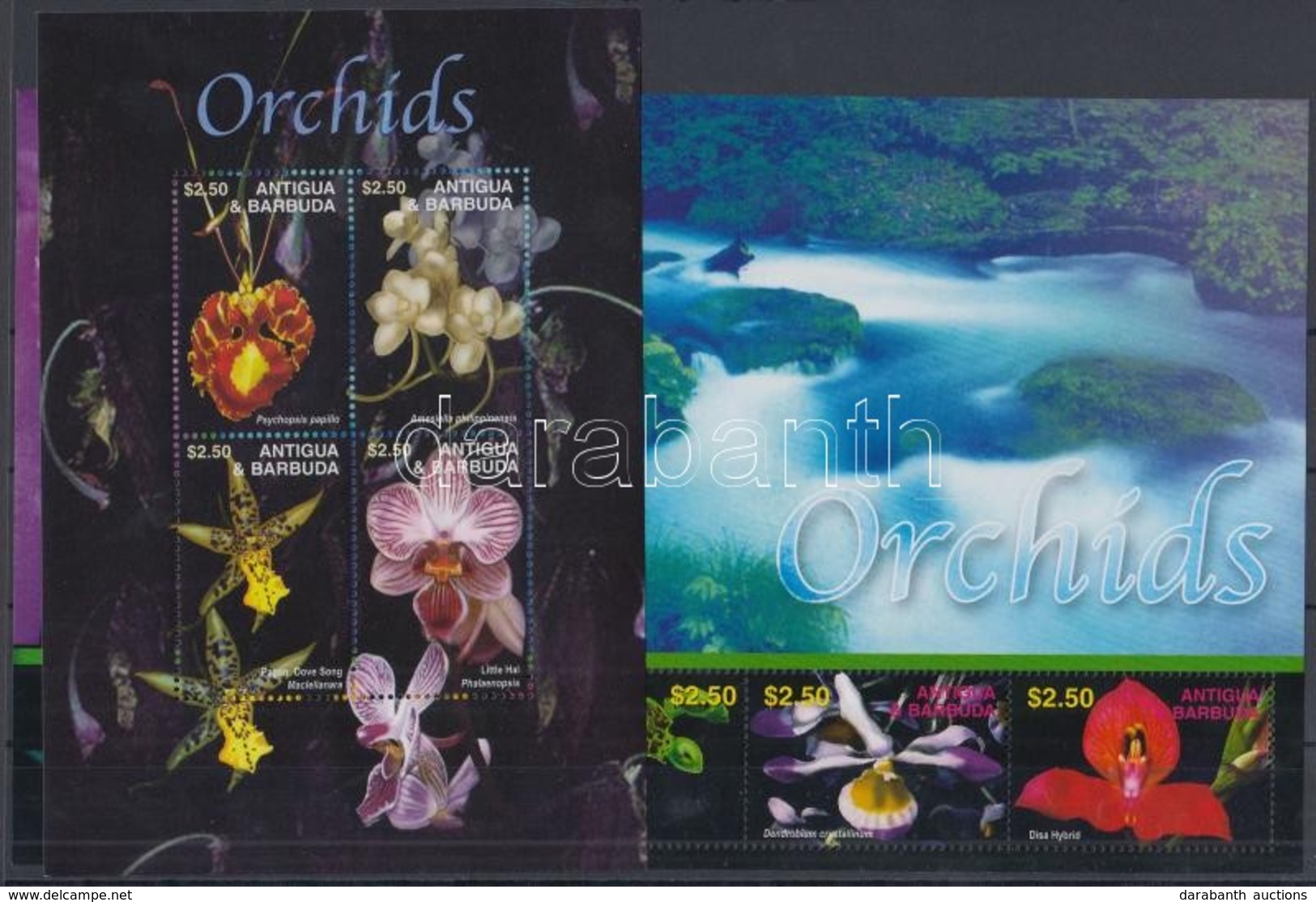 ** 2003 Orchideák Kisív Pár Mi 4006-4013 - Andere & Zonder Classificatie