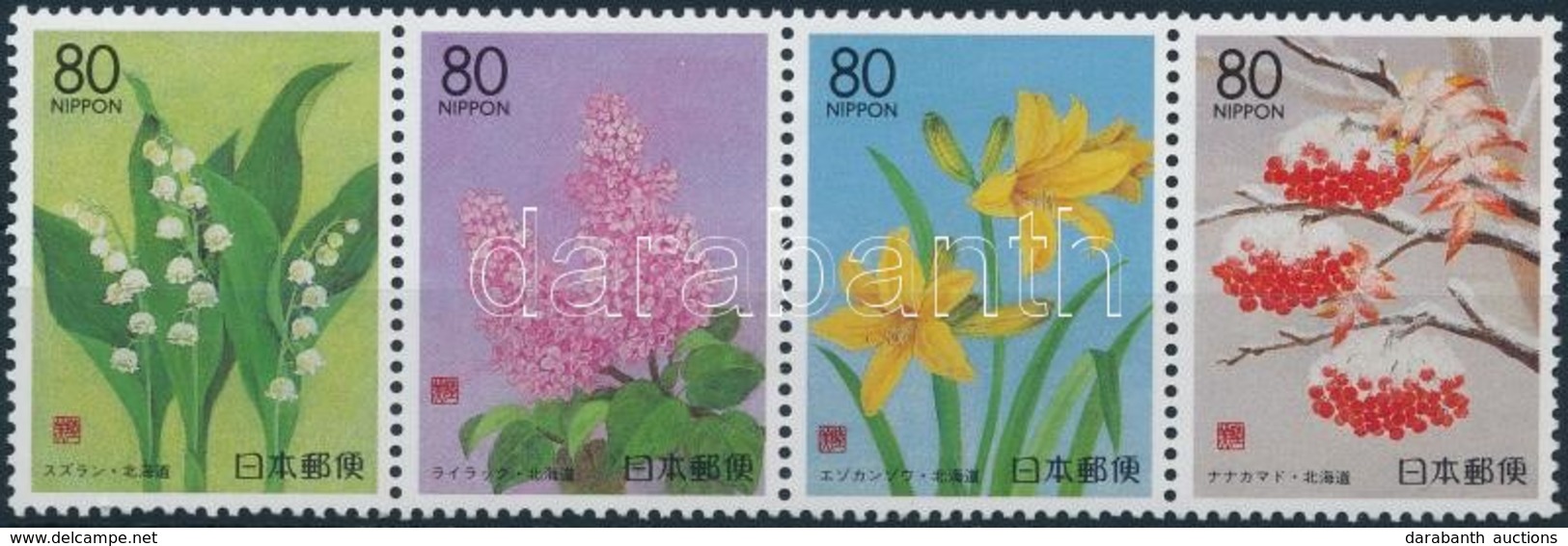 ** 1999 Hokkaido: Virágok Négyescsík Mi 2678-2681 - Andere & Zonder Classificatie
