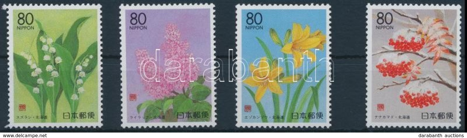 ** 1999 Hokkaido: Virágok Sor Mi 2678-2681 - Andere & Zonder Classificatie