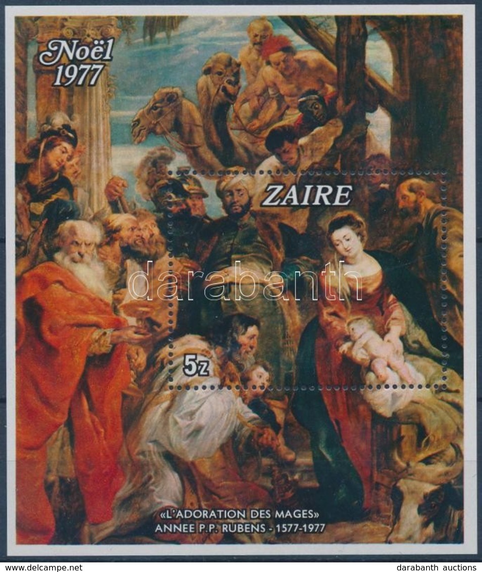 ** 1977 400 éve Született Peter Paul Rubens - Festmények Blokk Mi 16 - Andere & Zonder Classificatie