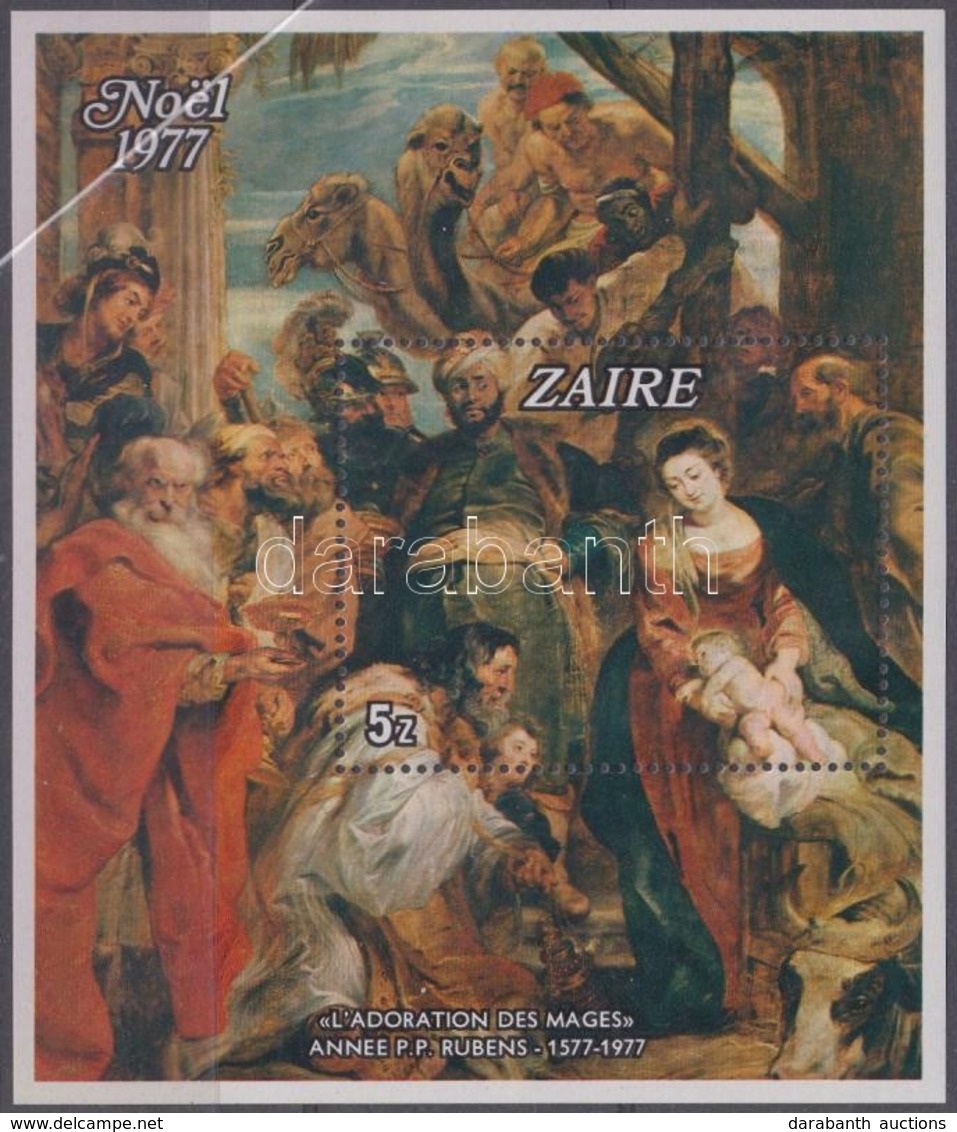 ** 1977 400 éve Született Peter Paul Rubens - Karácsony Blokk Mi 16 - Altri & Non Classificati