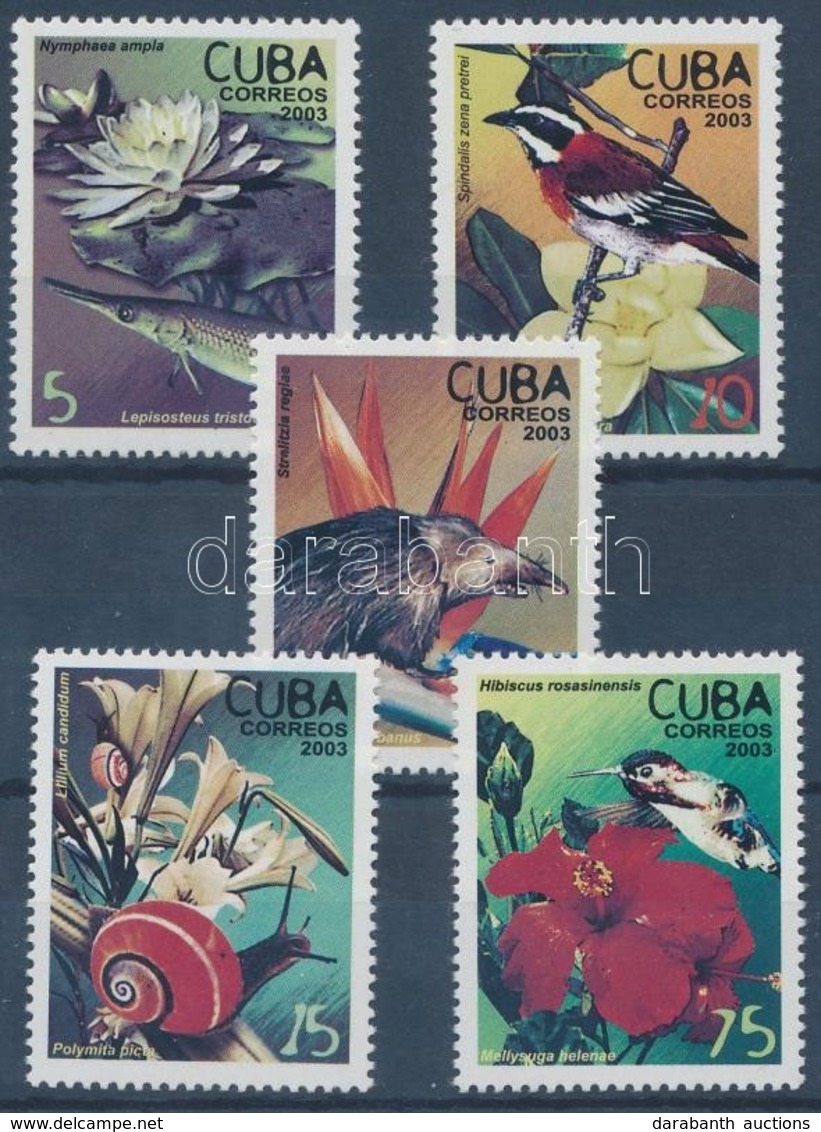 ** 2003 A Kubai Nemzeti Park élővilága Sor Mi 4521-4525 - Andere & Zonder Classificatie
