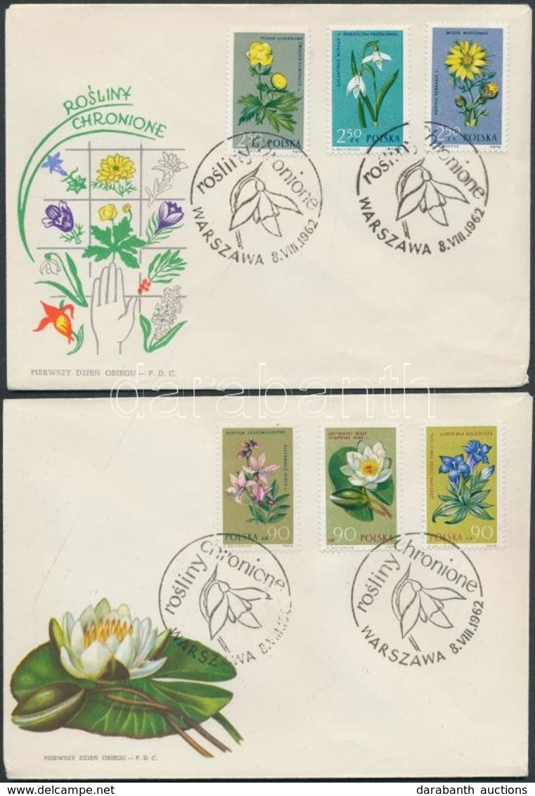 1962 Virágok Mi 1325-1336 FDC - Sonstige & Ohne Zuordnung