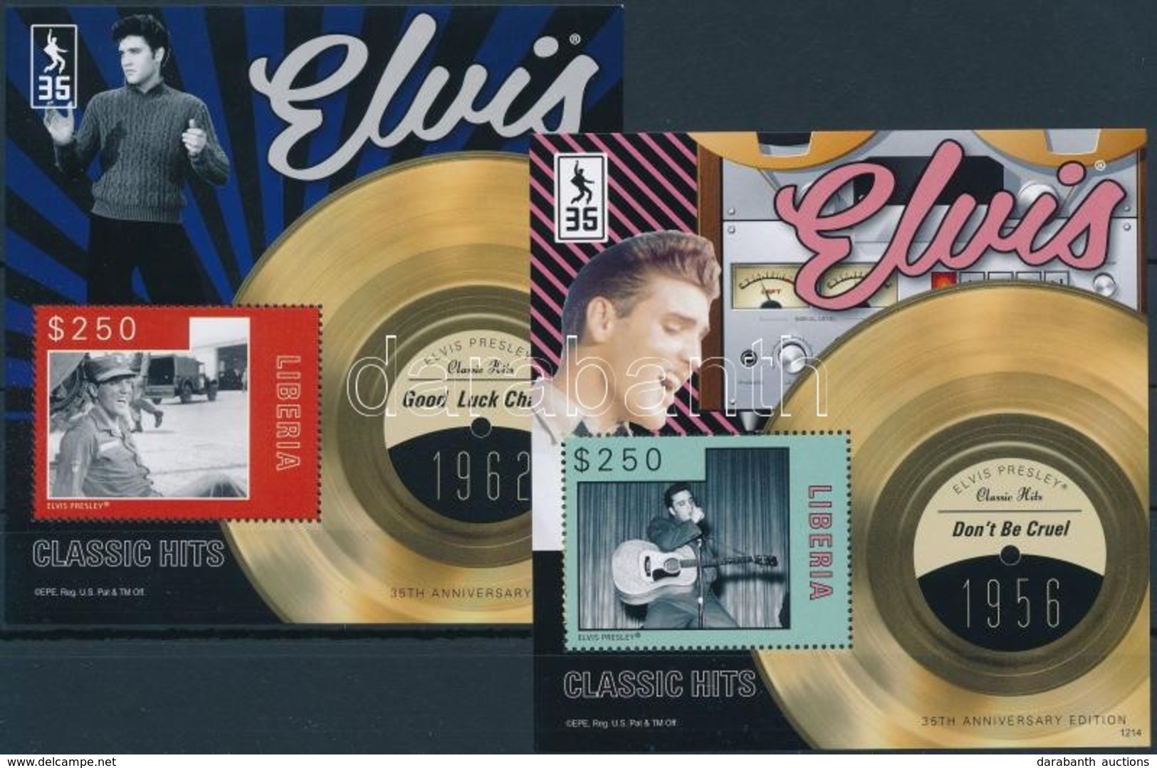 ** 2012 Elvis Presley Blokksor Mi 630-634 - Andere & Zonder Classificatie