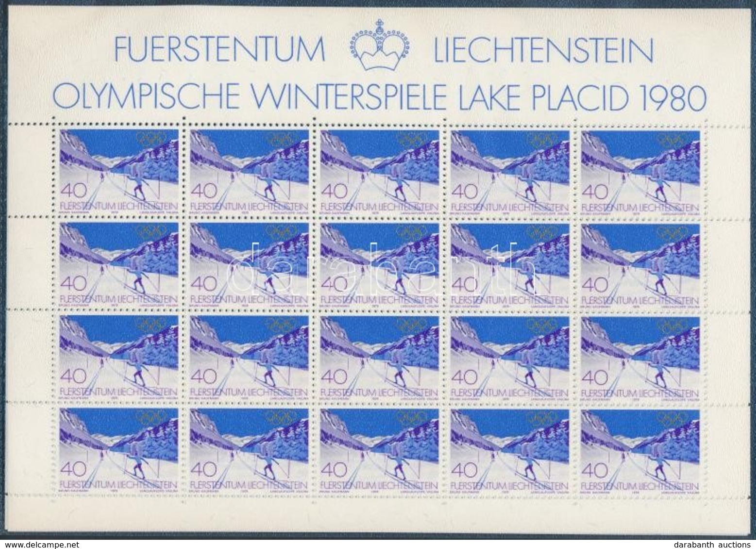 ** 1979 Téli Olimpia Kisív Sor Mi 735-737 - Andere & Zonder Classificatie