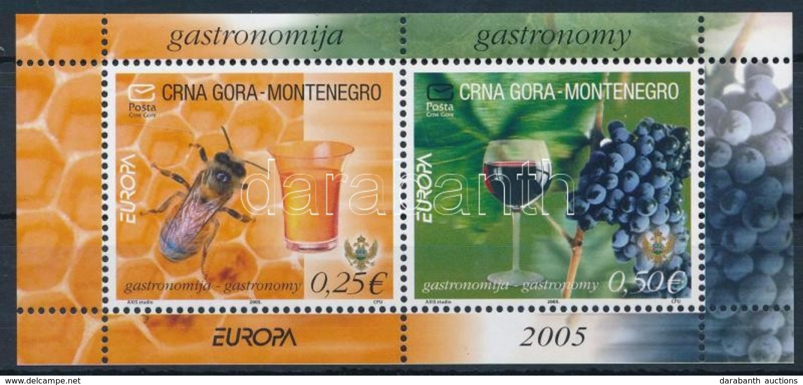** 2005 Europa CEPT: Gasztronómia Blokk Mi 1 - Sonstige & Ohne Zuordnung