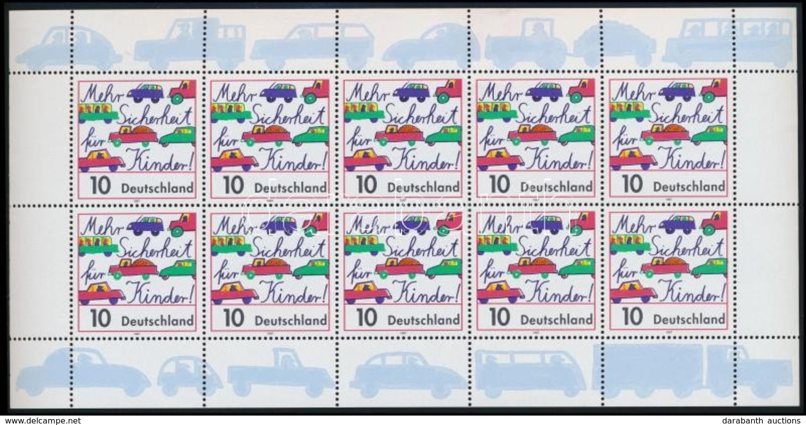 ** 1997 Gyermekek Biztonságáért Kisív,
Safe For Children Mini Sheet
Mi 1897 - Andere & Zonder Classificatie