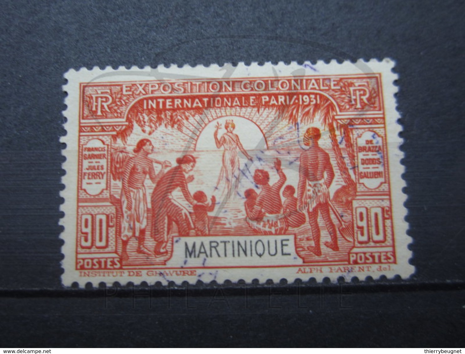 VEND BEAU TIMBRE DE MARTINIQUE N° 131 !!! - Oblitérés